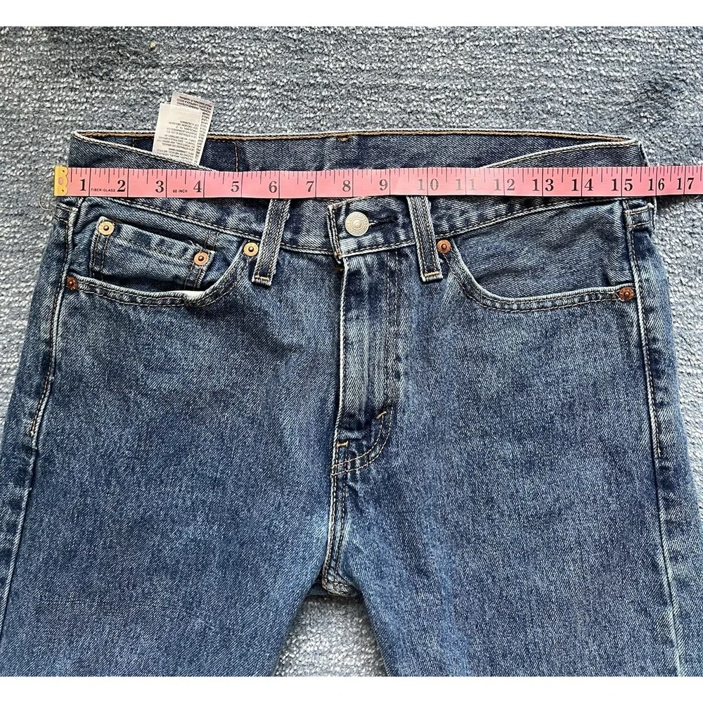 Levi's 505 Regular Fit Men's Jeans 30x32‎ Zip Fly Dark Wash Classic Straight Leg